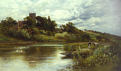 Belaugh on the Bure, Norfolk - Alfred A. Glendening