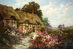 Ann Hathaway\'s Cottage - Alfred de Breanski, Jr.