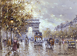 Paris, l’Arc de Triomphe - Antoine Blanchard