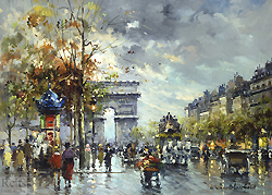 l\'Arc de Triomphe - Antoine Blanchard