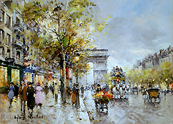 l\'Arc de Triomphe - Antoine Blanchard
