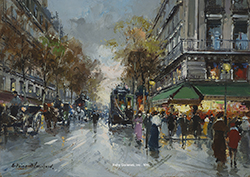 Paris, Cafe de la Paix - Antoine Blanchard