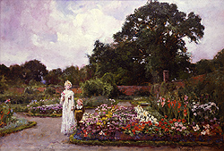 Victorian Garden - Henry John Yeend King