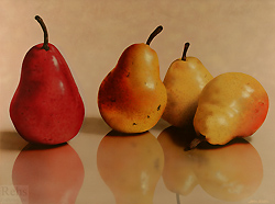 Yellow and Red Pears - John Kuhn