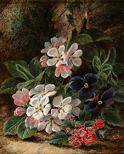 Still Life of Flowers - Oliver Clare